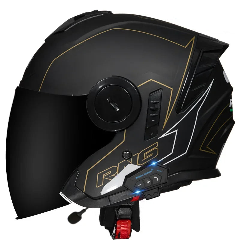 Casque moto jet bluetooth - Helmetix PSP 26