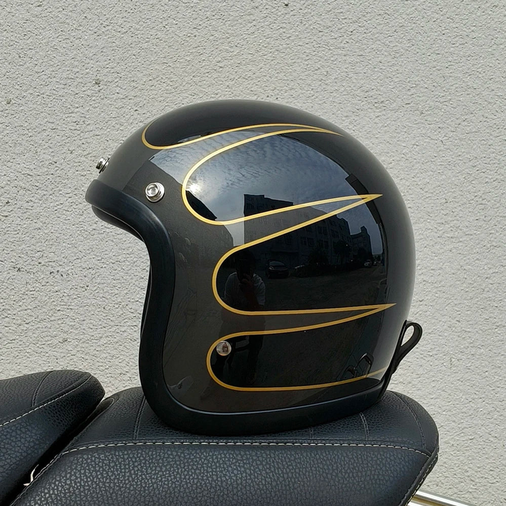 Casque moto style vintage - Helmetix TM 700