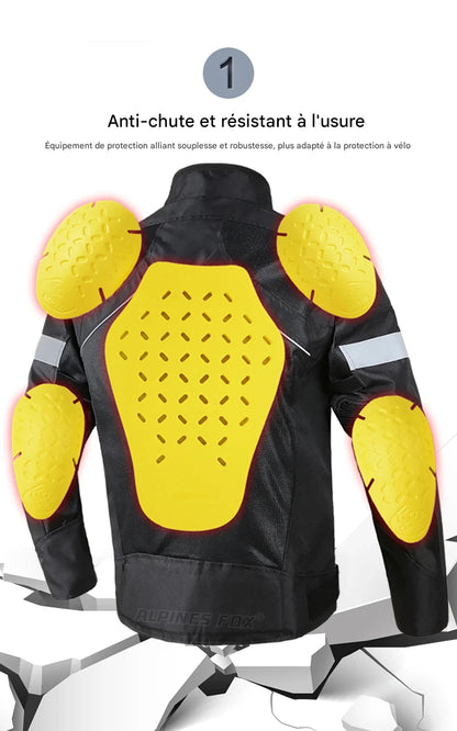veste moto été homme (ECE) - HELMETIX TPO 236