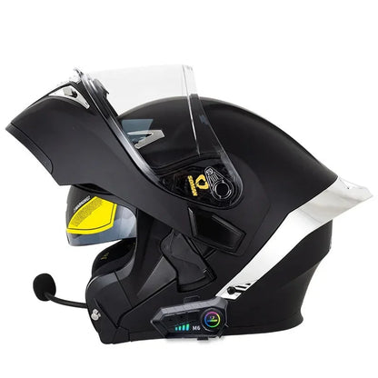 Casque moto modulable bluetooth intégré - HELMETIX B25