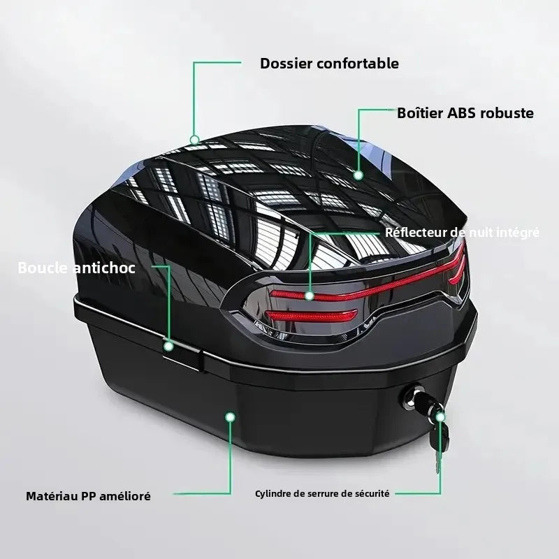 Top case scooter 125,50cc - Helmetix MQS 58