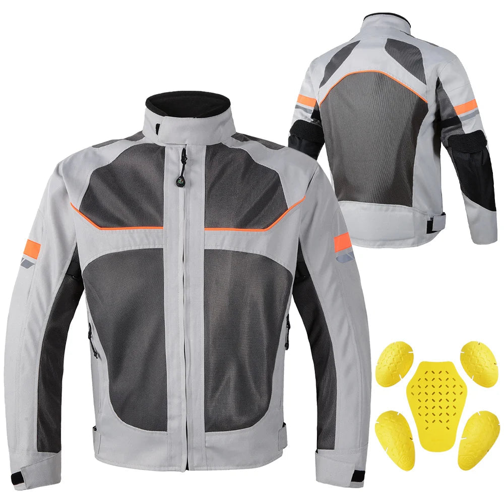 veste moto été homme (ECE) - HELMETIX TPO 236