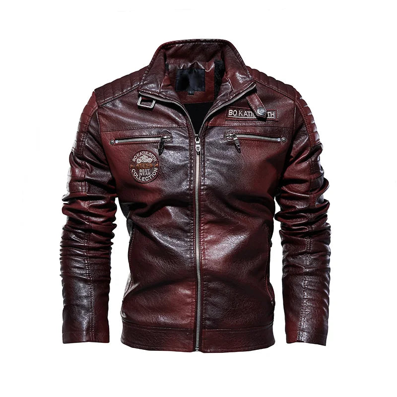 veste moto cuir homme vintage - helmetix CP256