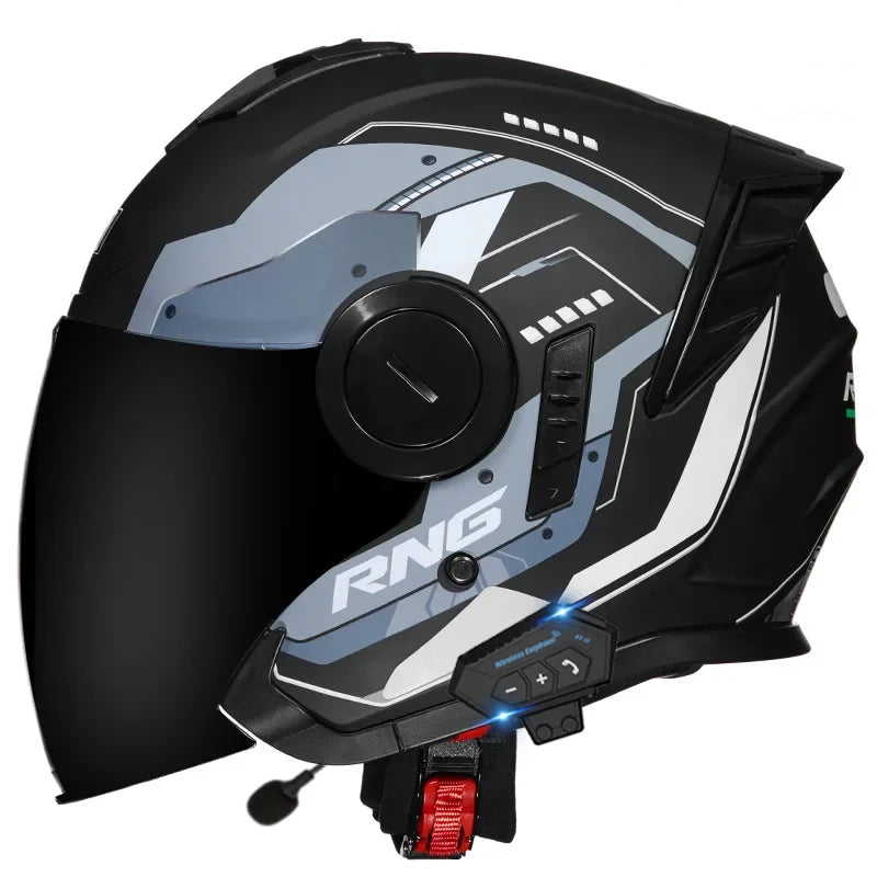 Casque moto jet bluetooth - Helmetix PSP 26