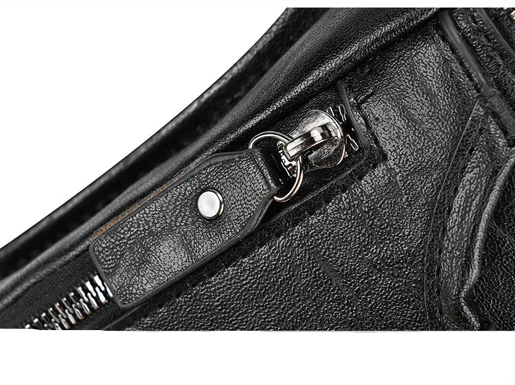 Sacoche de jambe moto cuir - Helmetix vyk 89