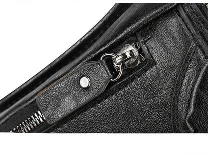 Sacoche de jambe moto cuir - Helmetix vyk 89