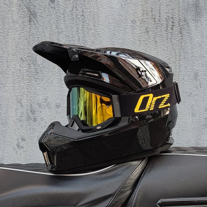 Casque moto cross blanc - Helmetix MP 92