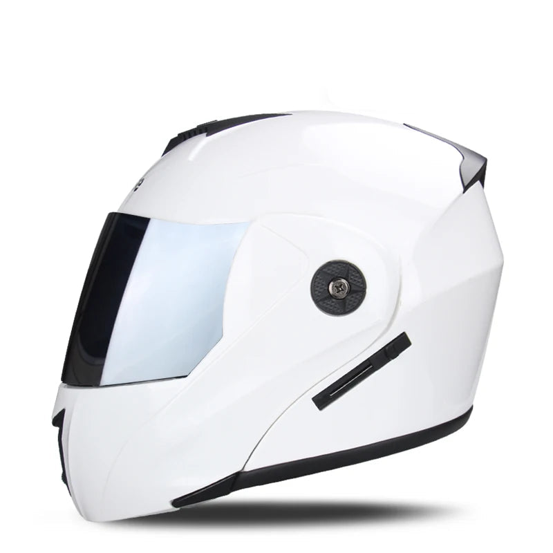 Casque moto blanc modulable - Helmetix WX 99