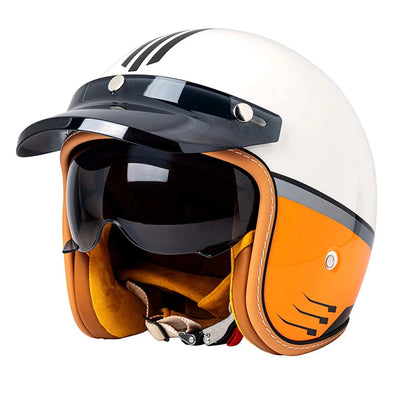 Casque moto jet avec casquette - Helmetix Vix 1734