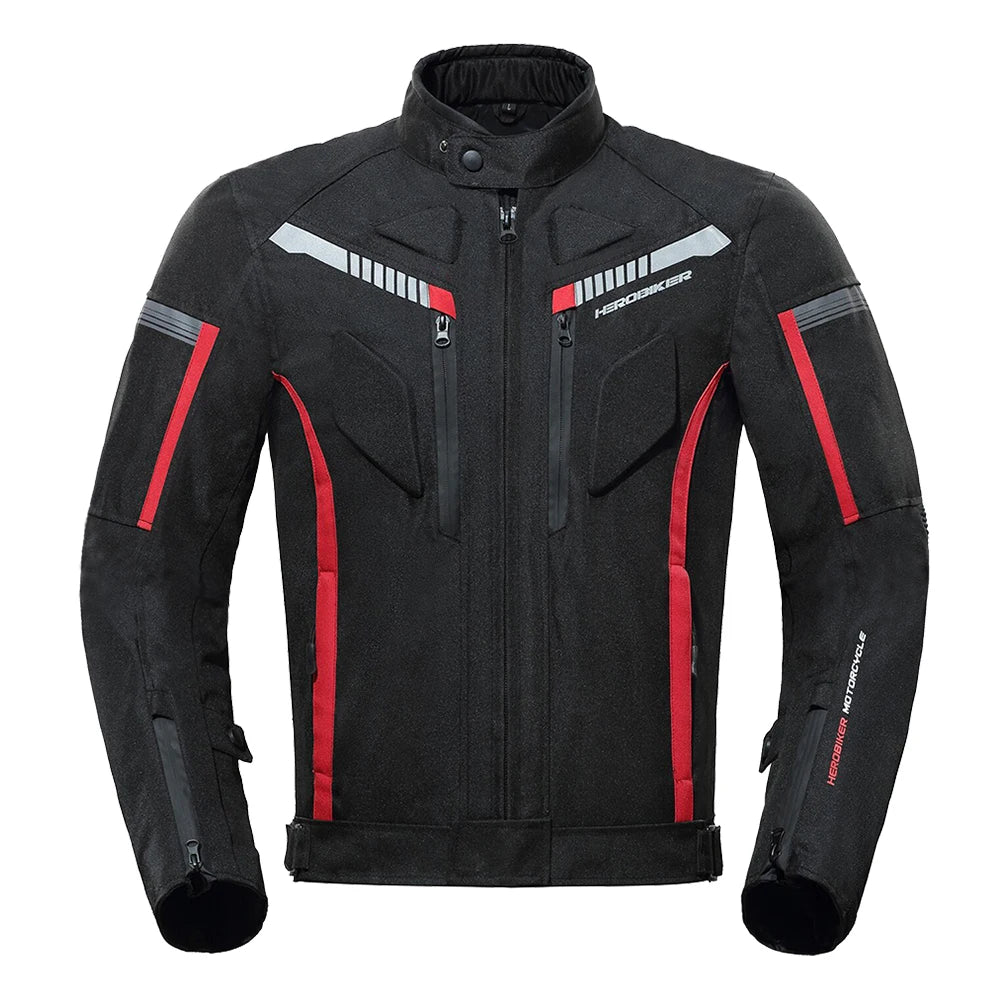 blouson hiver homme moto (protection) - helmetix HJK 168