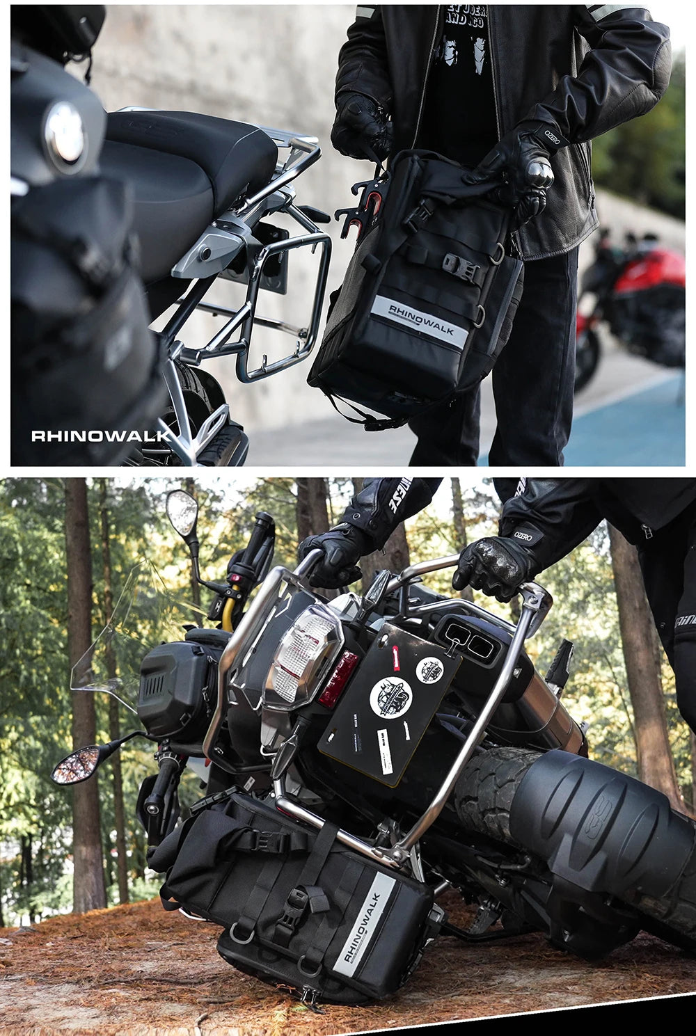 Sacoche moto cavalière (latérale) - Helmetix DBX 871