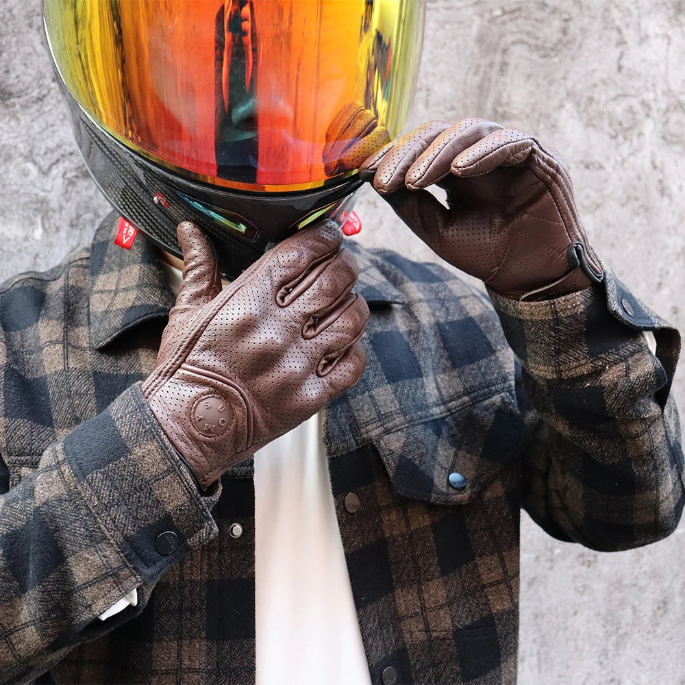 Gant moto cuir homme et femme  - CQR 87