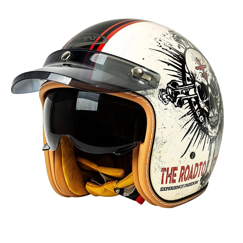 Casque moto retro vintage - Helmetix C500