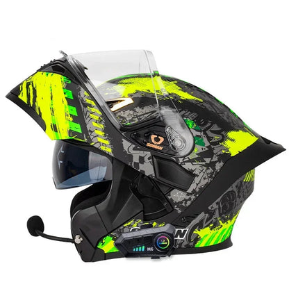 Casque moto modulable bluetooth intégré - HELMETIX B25