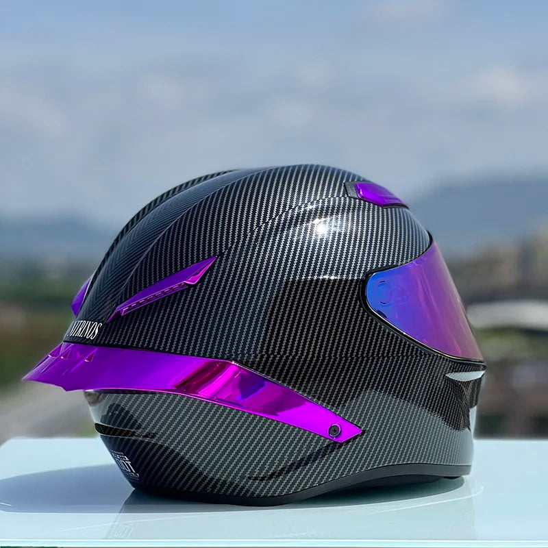 Casque moto intégral carbone - Helmetix VIG 100
