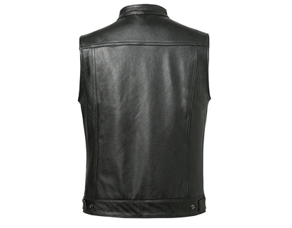 veste en cuir sans manche - helmetix ANR 69