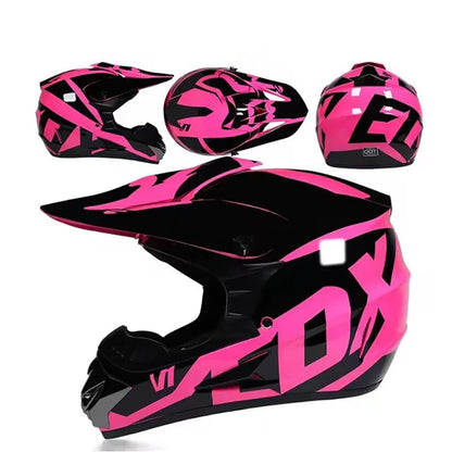 Casque moto cross enfant 6 ans - Helmetix RDX 75