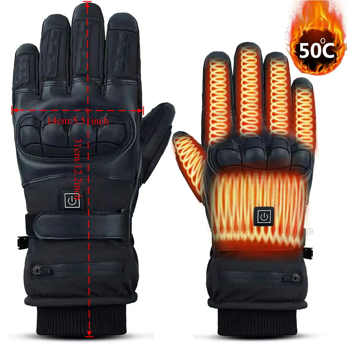 Gant chauffant moto hiver - HOP 54