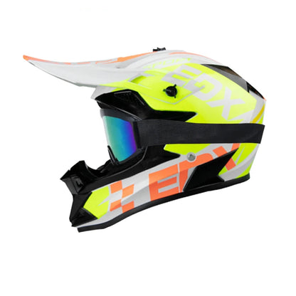 Casque moto cross bleu - Helmetix TTR 55