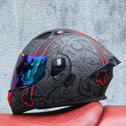 Casque moto modulable avec intercom intégré - Helmetix OKM 410