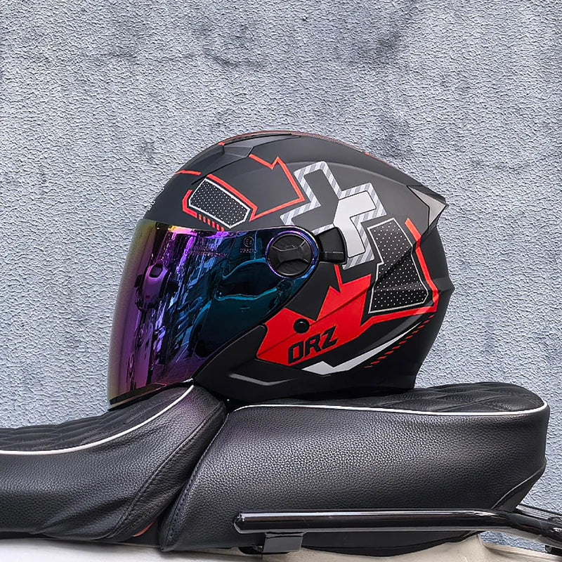 Casque moto jet homme - Helmetix PS 98
