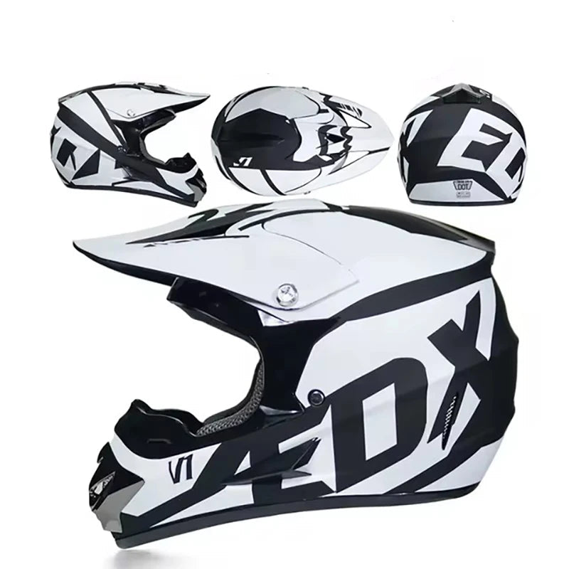 Casque moto cross enfant 6 ans - Helmetix RDX 75