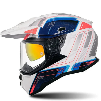 Casque moto cross homologué - Helmetix LXM 76