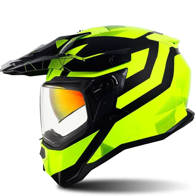 Casque moto cross homologué - Helmetix LXM 76