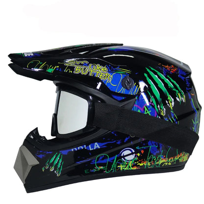 Casque moto cross enfant 10 ans / 8 ans - Helmetix RDX 69
