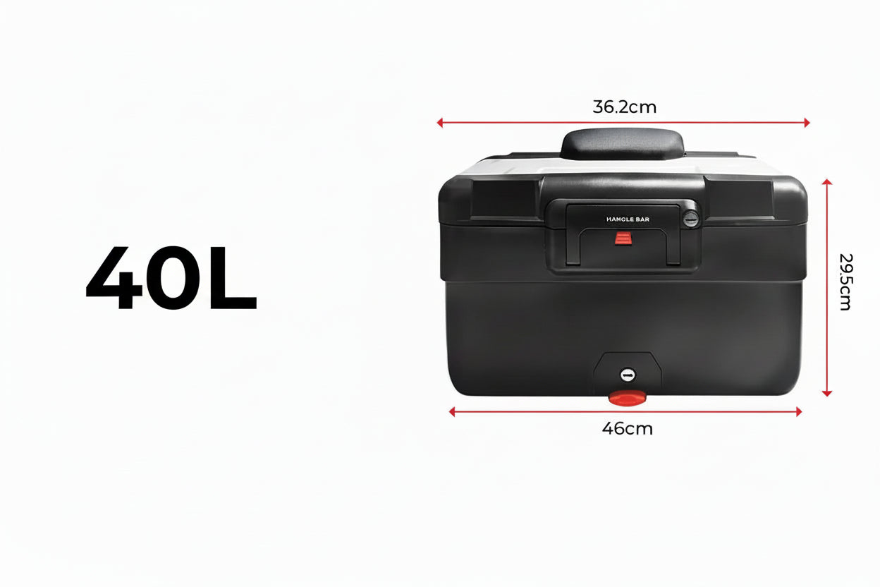 top case aluminium - Helmetix GH550