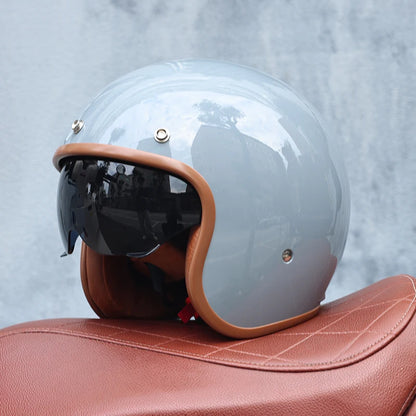 Casque moto vintage femme - Helmetix BGX 788