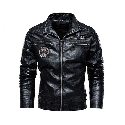 veste moto cuir homme vintage - helmetix CP256