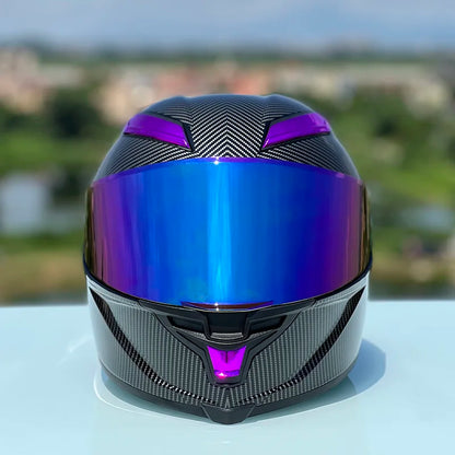 Casque moto intégral carbone - Helmetix VIG 100