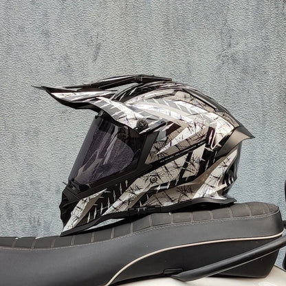 Casque moto cross carbone - Helmetix LX 56