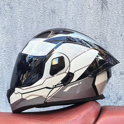 Casque moto modulable avec intercom intégré - Helmetix OKM 410
