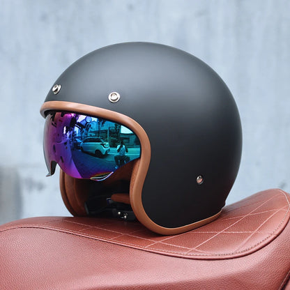 Casque moto vintage femme - Helmetix BGX 788