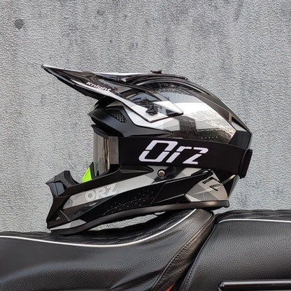 casque moto cross avec lunette - Helmetix LX 58