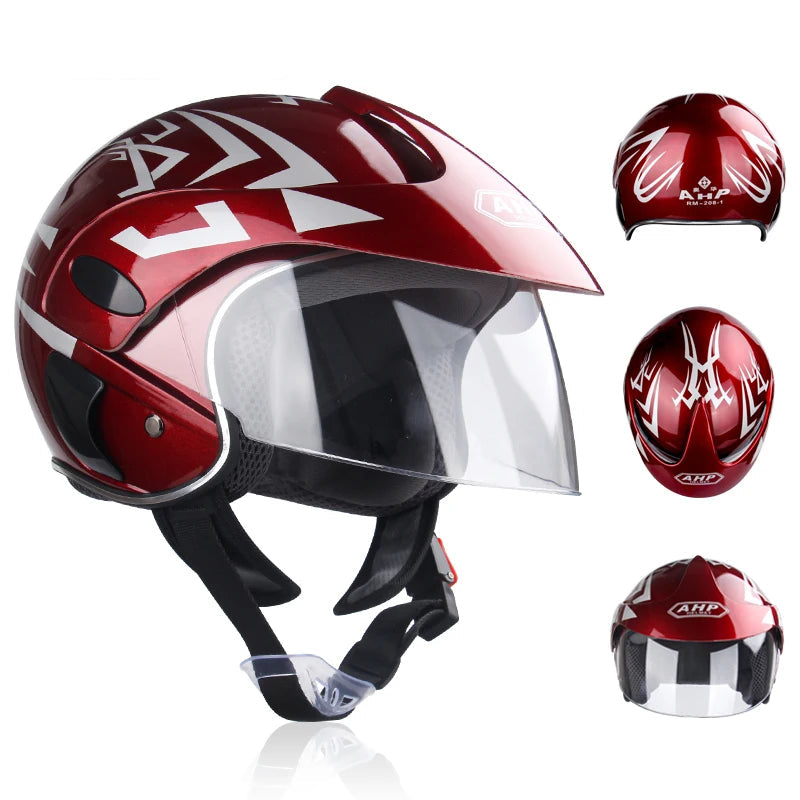 Casque moto enfant 3 ans - Helmetix SNB 26
