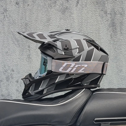 casque moto cross avec lunette - Helmetix LX 58