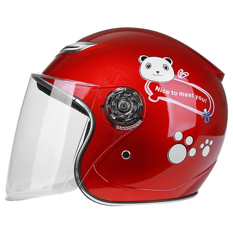 Casque moto enfant homologué - Helmetix RMJ 235