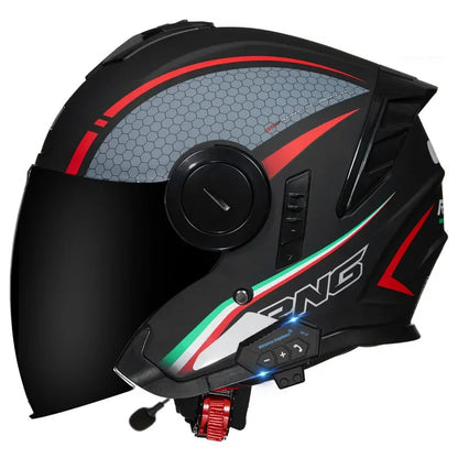 Casque moto jet bluetooth - Helmetix PSP 26