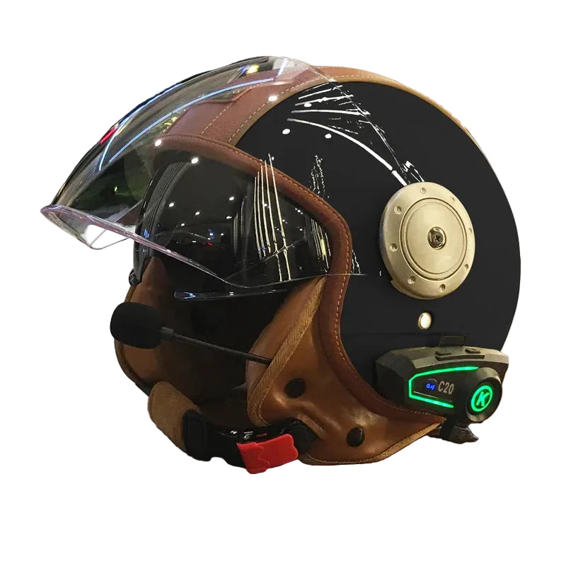 casque moto intercom / Vintage - helmetix BGX 986