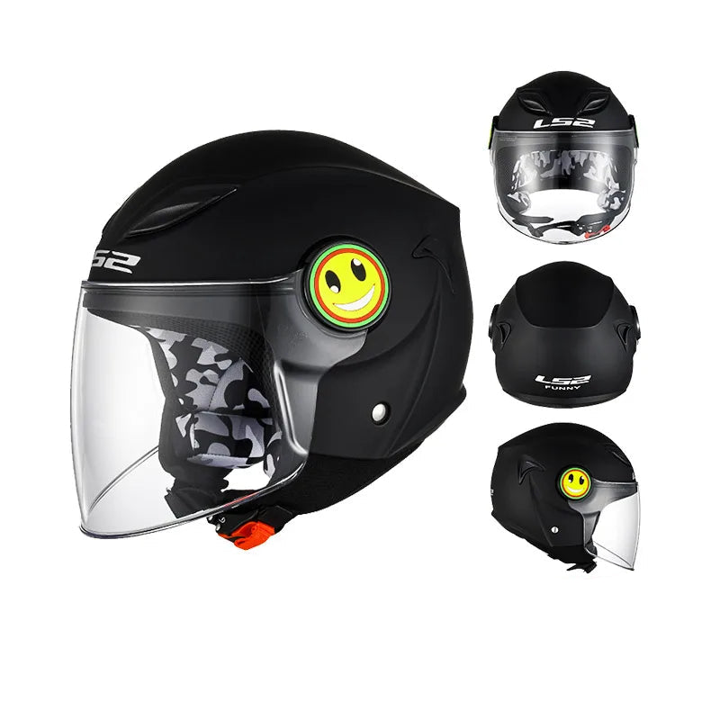 Casque moto enfant 50 cm - Helmetix JRK 34