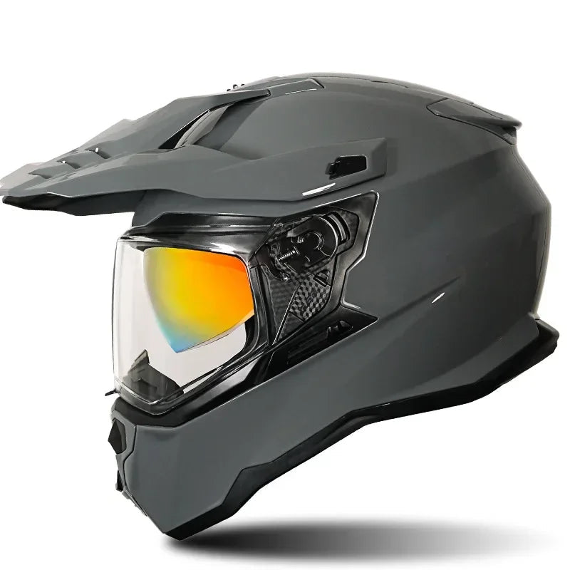 Casque moto cross homologué - Helmetix LXM 76