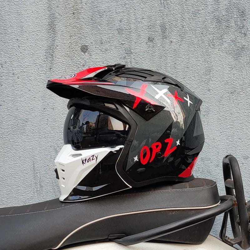 Casque moto vintage integral - Helmetix IPLM 56