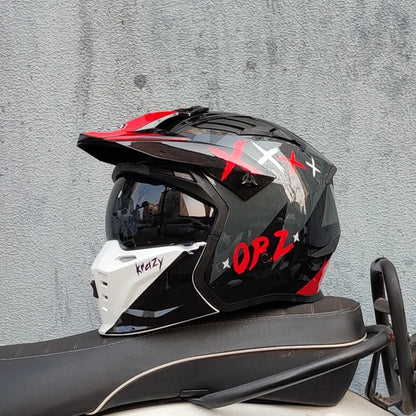 Casque moto vintage integral - Helmetix IPLM 56