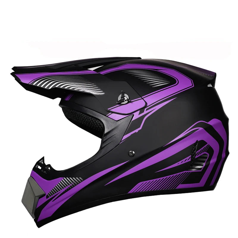 Casque moto cross enfant 10 ans / 8 ans - Helmetix RDX 69