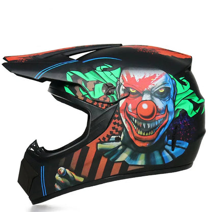 Casque moto cross rose - Helmetix SPX 88