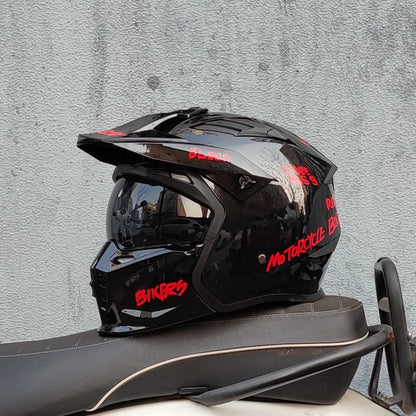 Casque moto vintage integral - Helmetix IPLM 56