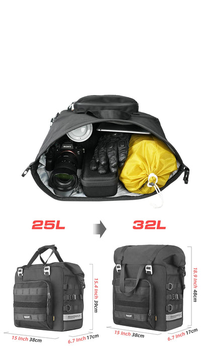 Sacoche moto cavalière (latérale) - Helmetix DBX 871